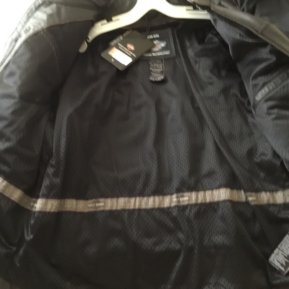 NWT Harley Davidson Telescopic Leather mens jacket - Picture 7 of 8